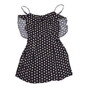 Free People, boho, Black, Mini Floral Dress, Size Small